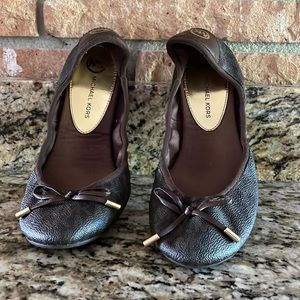Michael Kors Monogrammed Ballet Flats